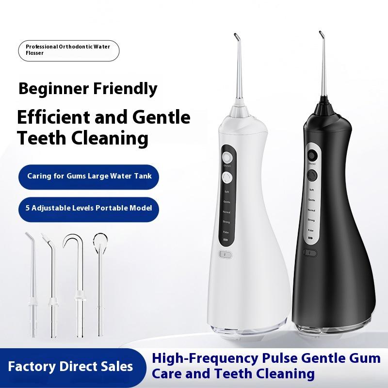 New Ultrasonic Dental Flusher Portable Intelligent Electric High Frequency Pulse Cleaning Calculus Oral Dental Cleaner