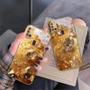 Diamants or brilliant Pour Samsung A 31 32 A33 A34 35 14 A15 13 A16 25 26 50 52 53 54 55 56 70 71 72 73 Étui de téléphone en verre doré