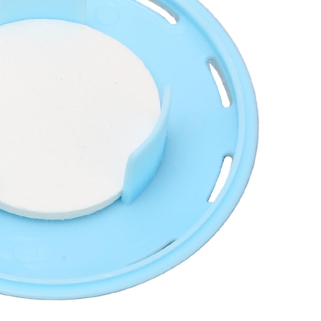 2pcs Adhesive Freshener Box Portable Remove Odor Round Freshener Box for Wardrobe Purple