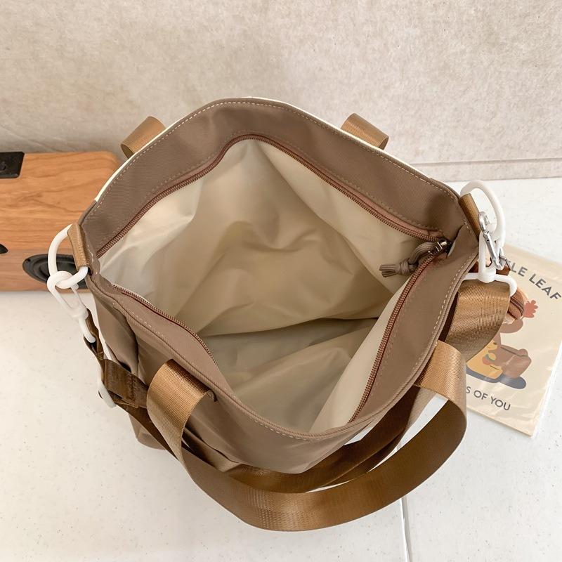 High Value Shoulder Bag Female Cute Food Tote Big Bag Primary and Secondary School Students Class Books Hand Bag