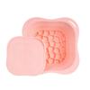 Foldable Face Ice Bath Bowl Built-in Ice Tray Silicone Portable Ice Basin Cold with Lid Face Dipping Bowl Beauty Tools