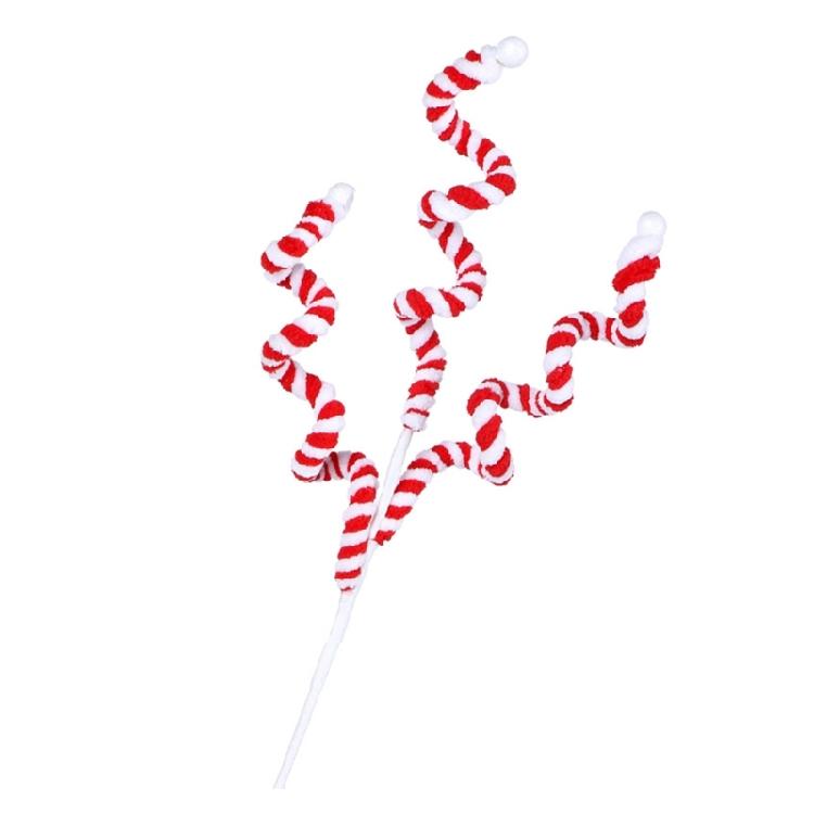 Set of 6 Christmas Bells Decorative Picks Brightly Colored Christmas Bells Inserts Branch for Party Decoration