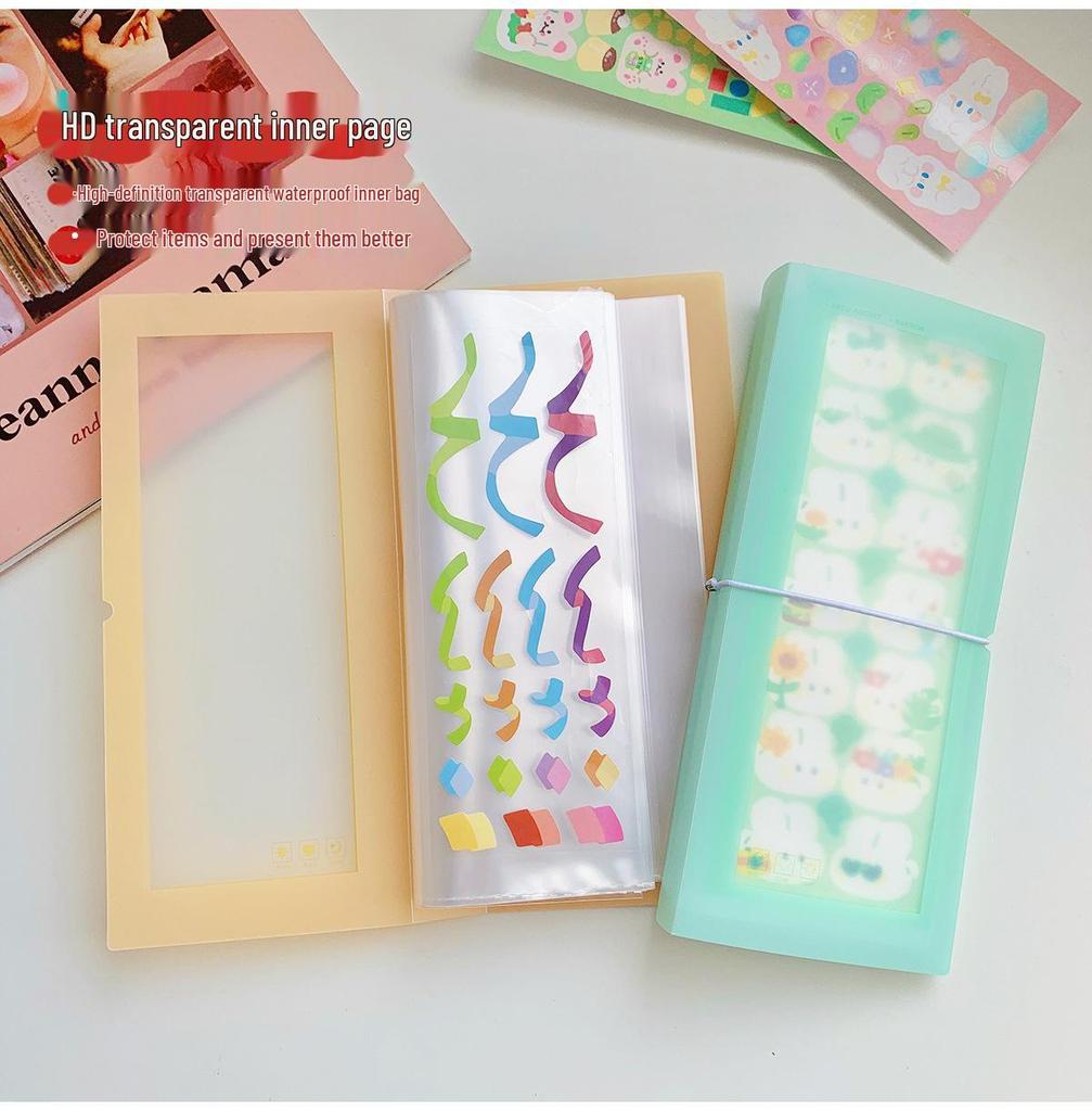 Korean Ins Style Transparent Ticket & Sticker Album Organizer