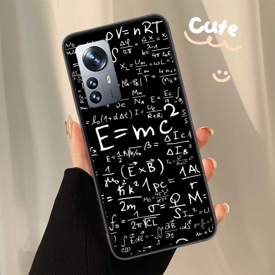 Physics Chemical Mathematics Phone Case For Xiaomi Poco X7 X6 X5 X4 X3 GT NFC M4 M5 Pro 5G M3 Mi F6 F5 F4 F3 F2 F1 Capa Coque TP