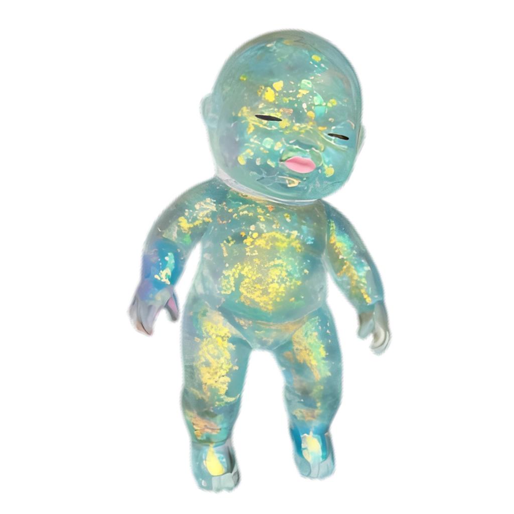 10cm Glitter Toy - Soft Stress Relief Toy For Kids And Adults