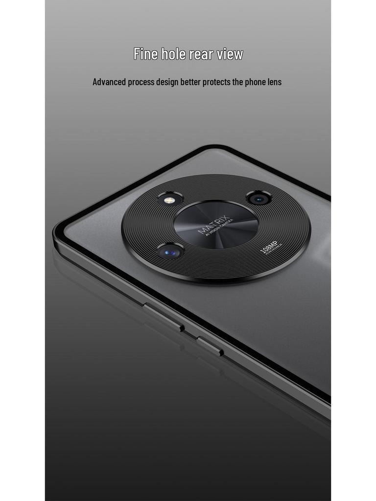 Honor X50gt Magic7Pro Anti-Fall Metal Frame Snap-On Phone Case
