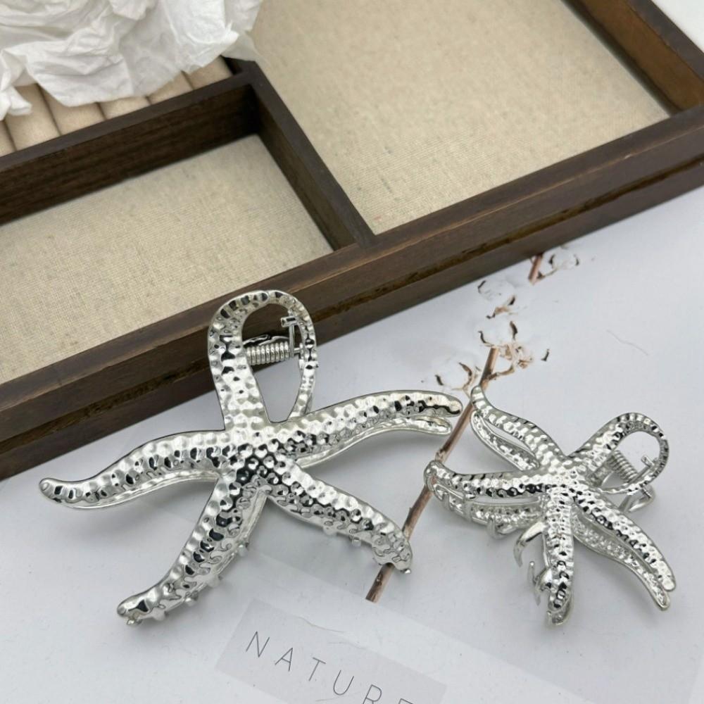 Metall Seestern Haarklammer Ozean Stil Haarspangen Mode Haarspange Haar Accessoires