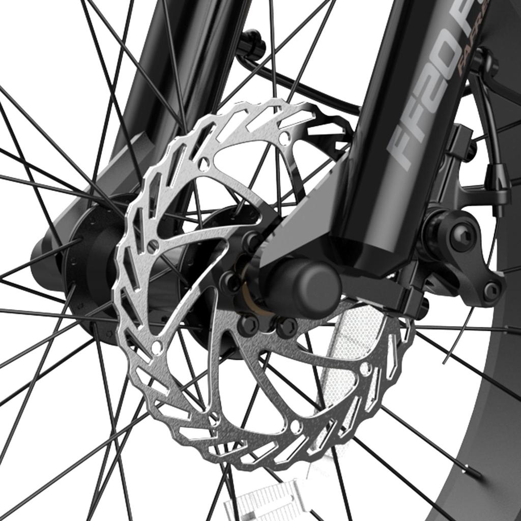 Electric Bicycle All Terrain Fafrees FF20 Polar 500W Motor 20" Fat Tire Adult Electric Bike 48V 26.8AH Shimano 7 Speed Max Load 150Kg