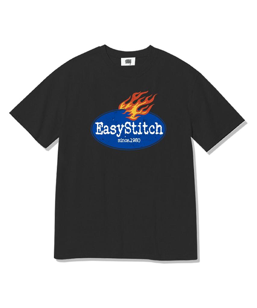 Ijiseutichi Vintage Short Sleeve T-Shirt Black