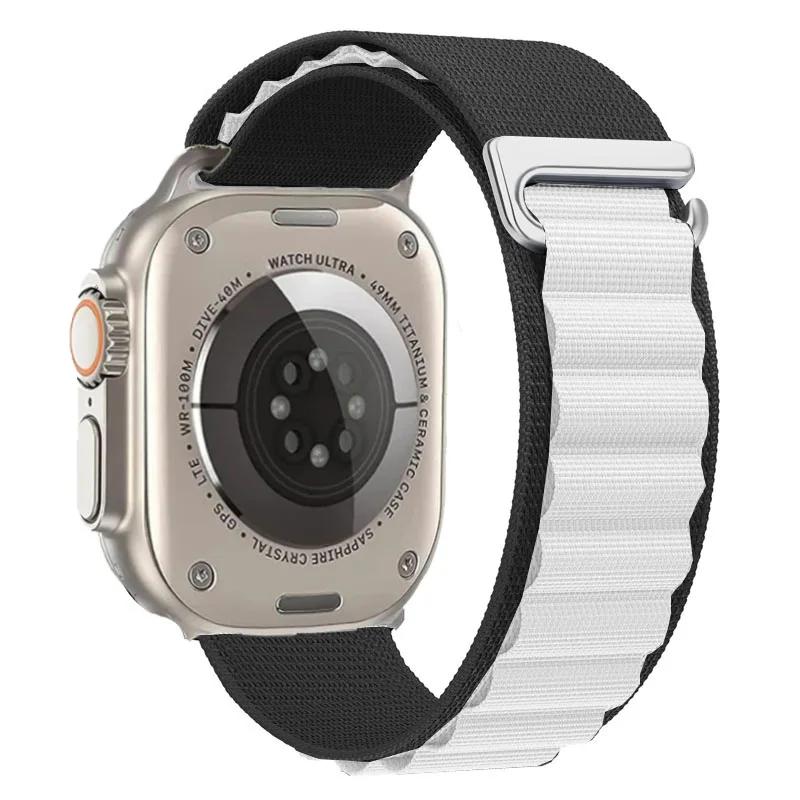 Alpine Loop Strap For Apple Watch Ultra 3 Band 49mm 11 10 9 8 7 46mm 42mm 45mm 41mm Nylon Sport Bracelet iWatch 6 5 SE 44mm Belt
