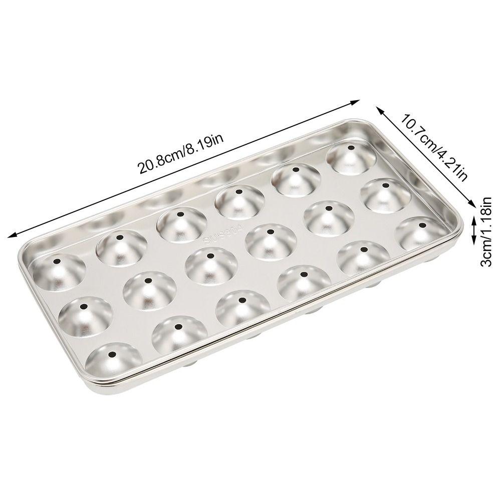 2 Pièces Acier Inoxydable 304 Bac à Glaçons en Acier Inoxydable avec Couvercle Bac à Glaçons Moule à Glaçons Bar