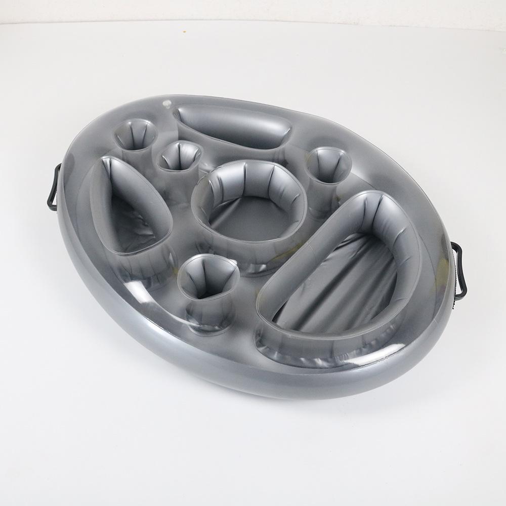 Multi-Hole Inflatable Tray & Cup Holder for Parties