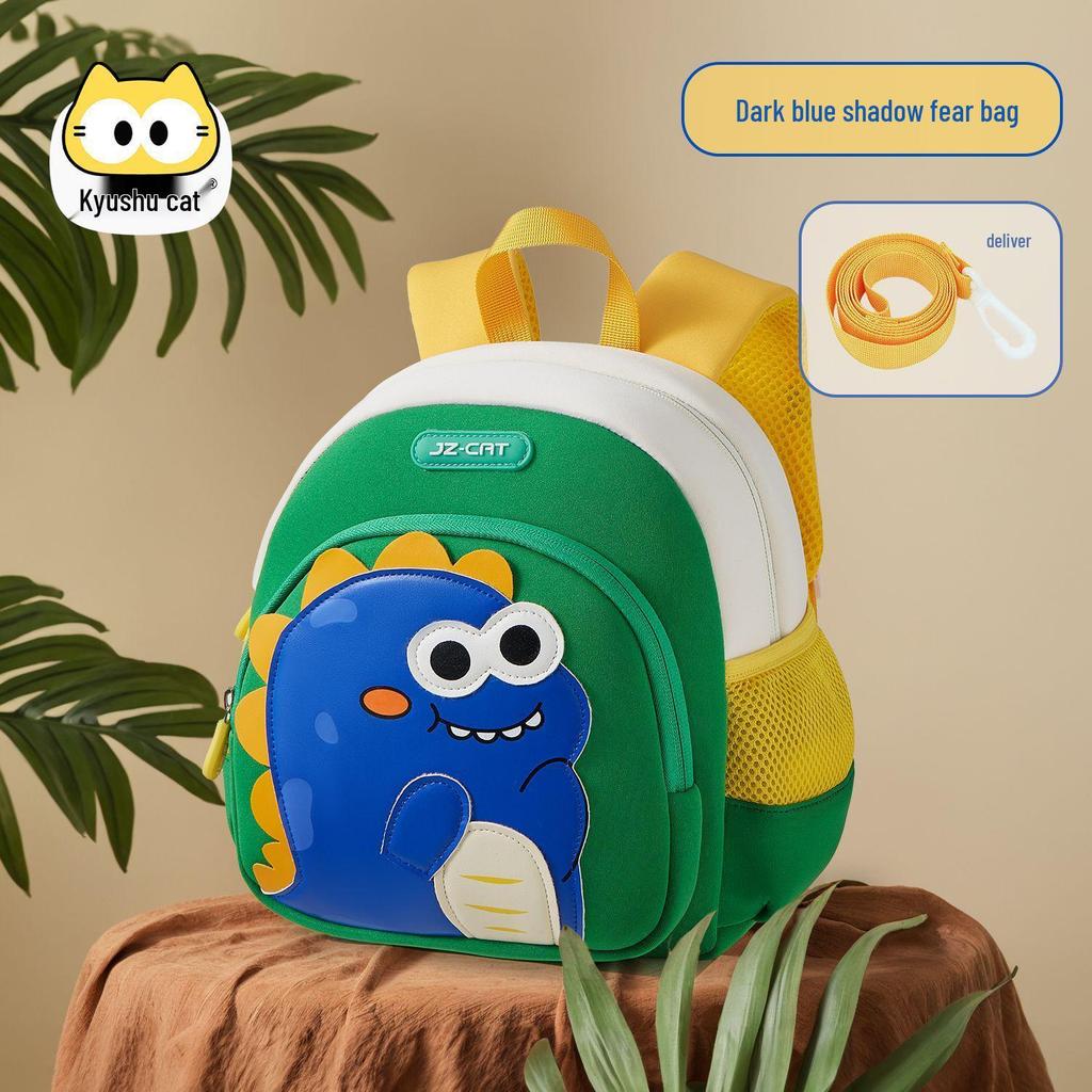 Lightweight Dinosaur Preschool Backpack for Kids - Cute Anti-Lost Design for Boys & Girls