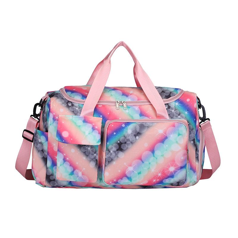 Leisure sports fitness bag dry and wet separation large capacity portable storage bag simple and fashionable shoulder crossbody yoga bag