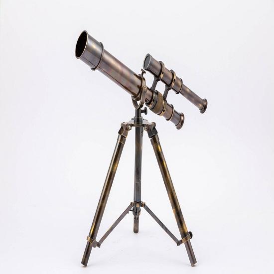 Large antique telescope