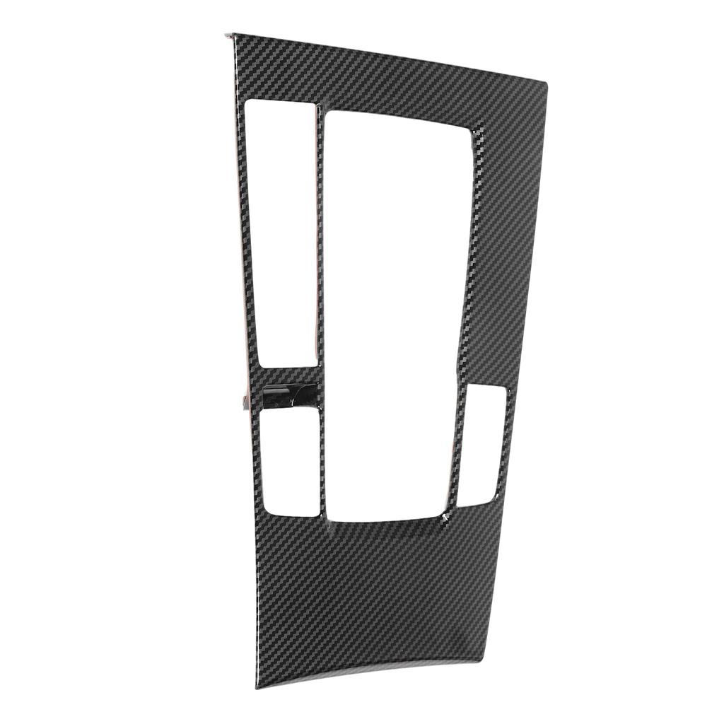 Mittelkonsole Schaltknauf Blende Abdeckung Carbonfaser-Stil Ersatz für Mazda 3 2020‑2023