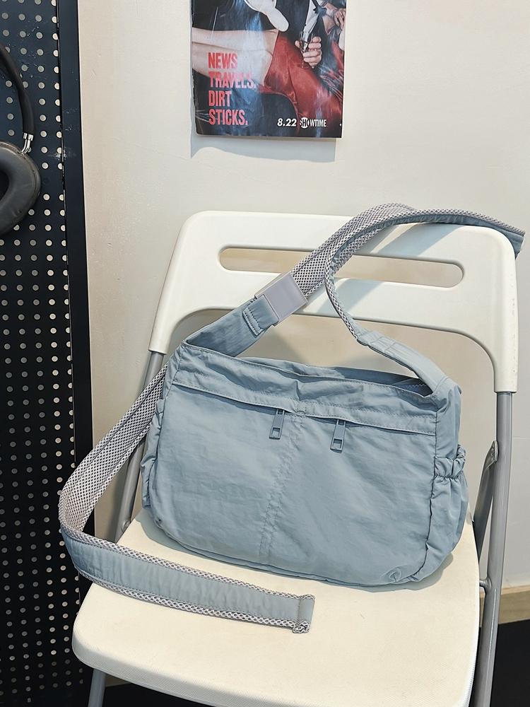 Solid Casual Interior Compartment Crossbody Bags Sewing Thread 2026  Bags for Women Soft Zipper Nyl Women's Handbags