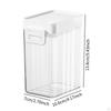 Airtight Food Organizer with Scoop for Fridge Cabinet Countertop Sugar