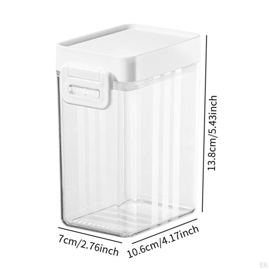 Airtight Food Organizer with Scoop for Fridge Cabinet Countertop Sugar
