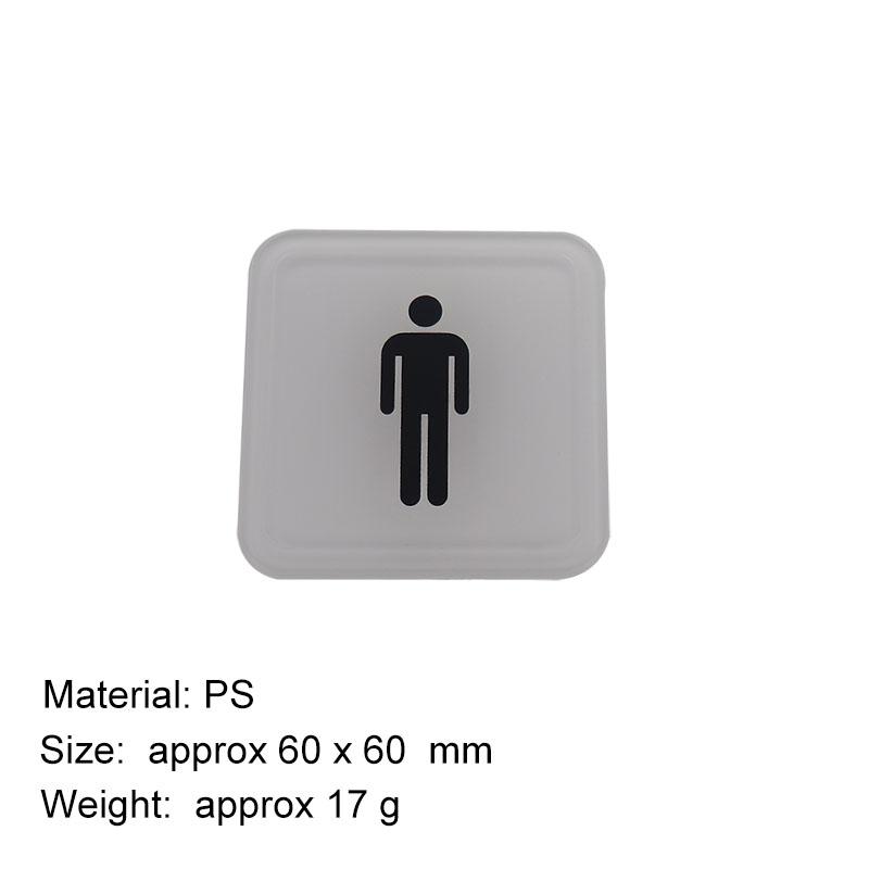 Male and Female Toilet Signage Sign Restroom Label WC Door Signs Men Women Bathroom Indicator for Mall Shops Cafe Home House