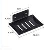 304 Stainless Steel Soap Holder Self-adhesive Wall Mounted Soap Holder Rustproof No Drilling Soap Tray Bathroom Accessories