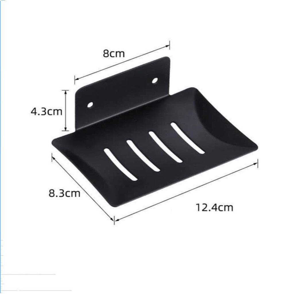 304 Stainless Steel Soap Holder Self-adhesive Wall Mounted Soap Holder Rustproof No Drilling Soap Tray Bathroom Accessories