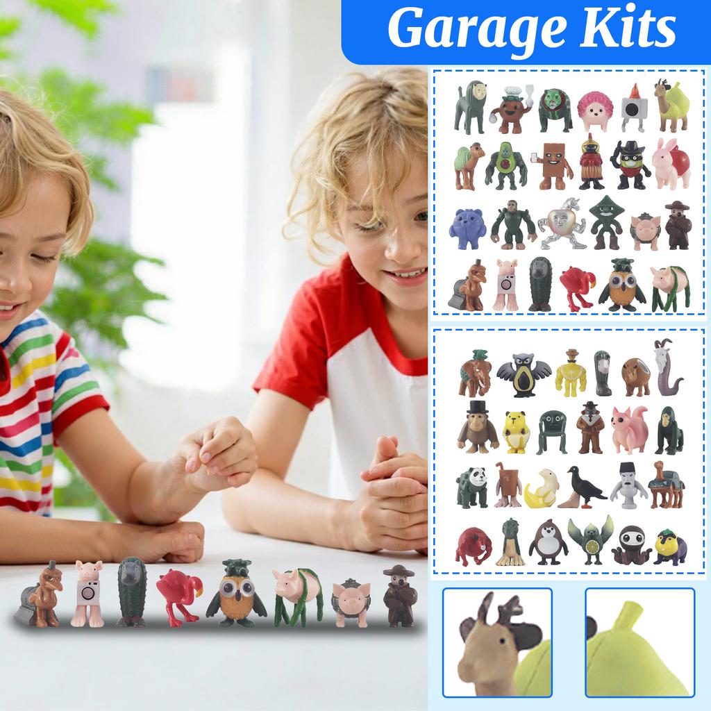 Wooden Stick Figurine Blind Boxes Cave Music Toy 24pcs