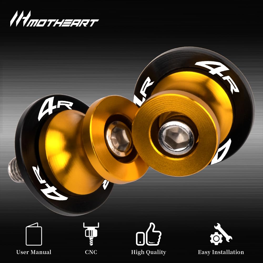 MotHeart M8 Swing Arm Bobbin for Ninja ZX-4RR 2023 Ninja ZX-4R 2024-2025 Paddock Stand