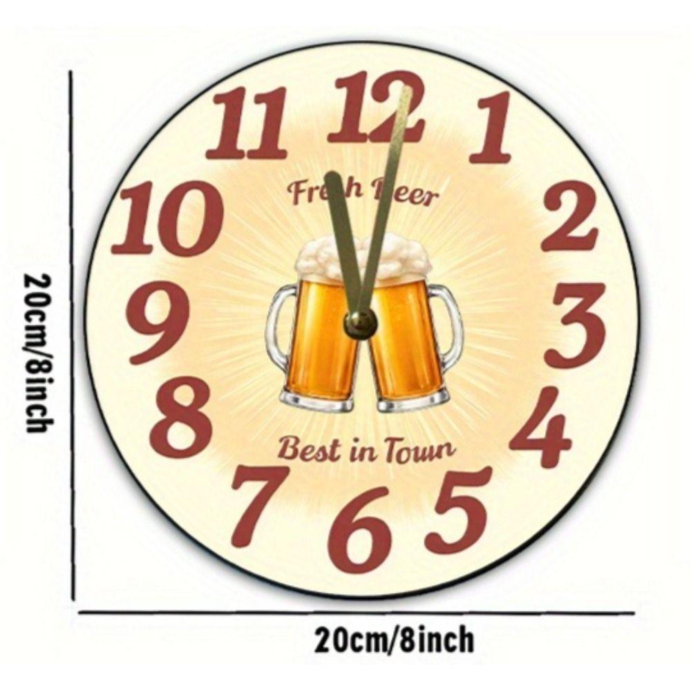 Segno in Latta Metallico Birra Decorazione Murale 20x30cm