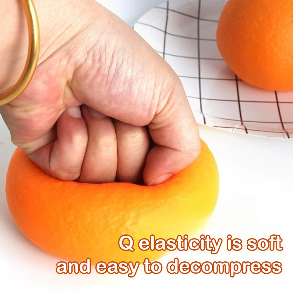 Kawaii Durian Tangerine Fruit Toy Slow Rising Soft Squeeze Stress Relief Anti-Anxiety Sensory Fidget Toy For Kids Gift