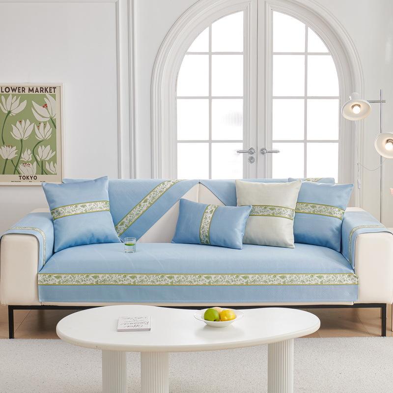 Cream Wind Sofa Cushion Summer Ice Silk Cool Cushion Mat New Non-Slip Cold Summer Leather Seat Cushion