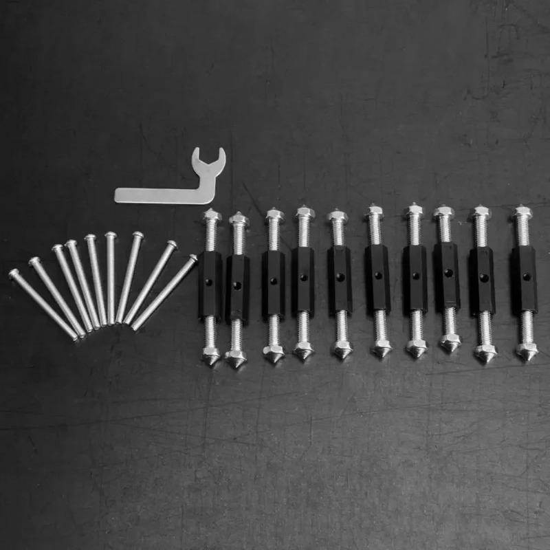 Wall Switch Socket Cassette Repair Kit Universal Insulate Socket Box Screw Support Rod Wrench 86/118 Type Electrical Accessories