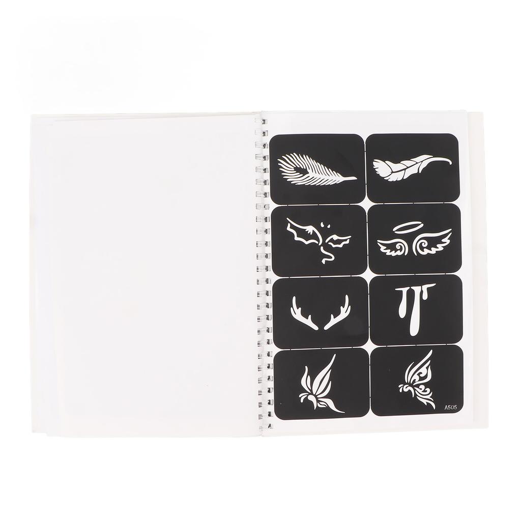Tattoos Stencil Album Portable Men Women Body Art 115pcs Pattern Temporary Tattoo Template for