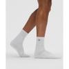 Lululemon Men S Daily Stride Ribbed Comfort Crew SockS  3 Pack Heathered Silver Drop True Navy Legacy Green