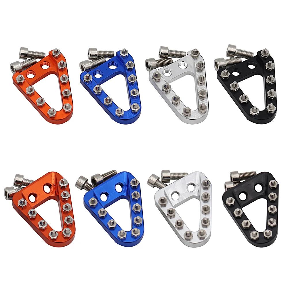 Aluminum Motorcycle Rear Brake Pedal Pads Step Plate Tip for KTM SX SXF EXC EXCF XC XCF XCW XCFW TC TE 2008-2016 for Husqvarna
