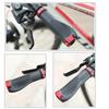 Rubber MTB Bike Grips Handlebar Cover Rubber Soft Anti-Skid Bicycle Grip Alloy Lock Bar BMX Handle Cuffs Cycling Accessories