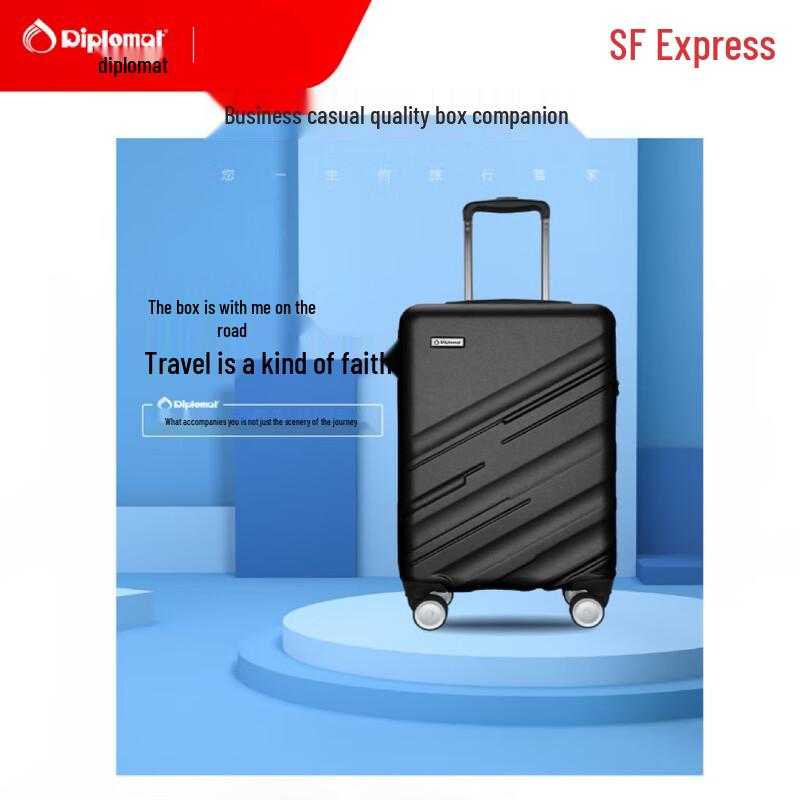 Diplomat DS-13100 Hardside Spinner Luggage 24-inch