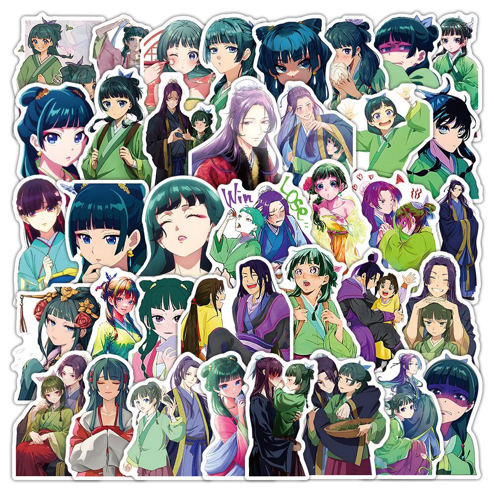 10/30/53 stuks Cartoon The Apothecary Diaries Stickers Leuke Maomao Anime Decals DIY Laptop Skateboard Waterdichte Sticker Speelgoed