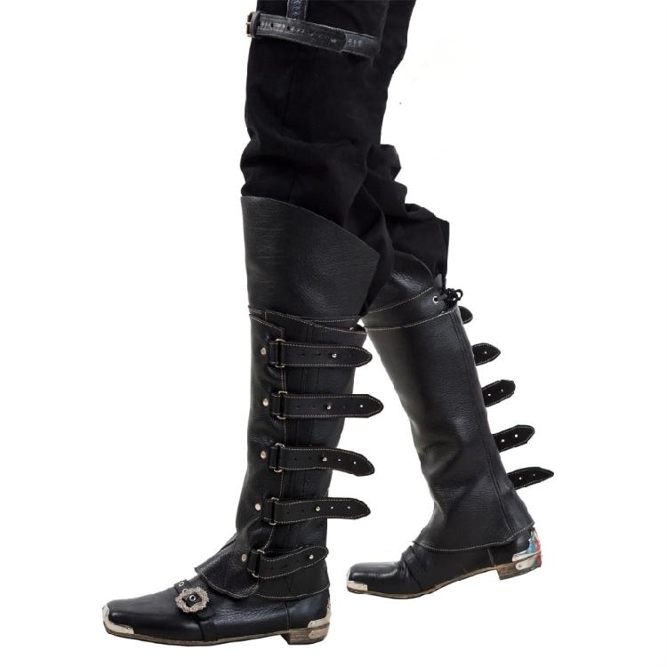 Coprigambe Steampunk Punk Medievali Copristivali da Pirata Costumi Rinascimentali