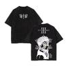Japan Anime Demon Slayer Printed Tshirt Mens and Womens Washed Tshirt High Quality Vintage Cotton Tshirt YK Tops