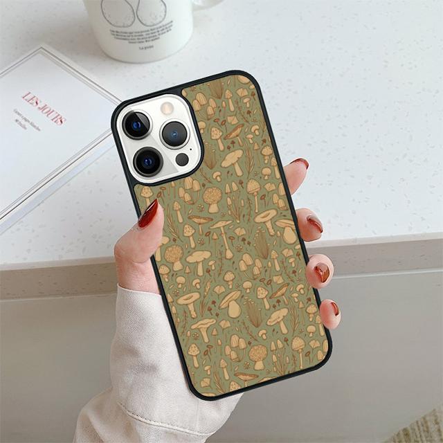 Mushroom Forest Celular Mobile Smartphone Cases For iPhone 17 Air 16 14 12 13 11 Pro MAX Plus Coque Fundas
