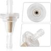10Pcs 1/4 Inch Motorcycle Clear Gas Inline Fuel Filter Replacement For Dirt Bike ATV UTV Snowmobile Golf Cart Kawasaki John Deere EZGO With 1/4 Inch