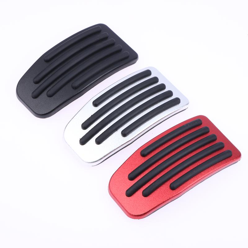 Auto Fußpedalauflagen Abdeckung Rutschfest Gas Bremse Ruhe Leistung Metallmatten Fahrzeugzubehör Für Model 3 Y