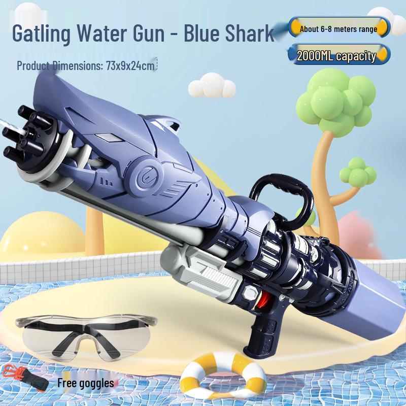 Extra Large High-Pressure Water Gun for Kids - Pull-Type, Large Capacity, Perfect for Water Fights