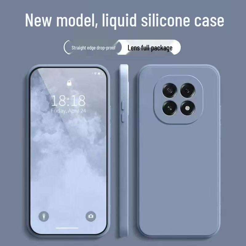 Compatible OPPO A5 5G Case: Solid Color Liquid Silicone, Full Coverage, Drop Protection, Soft Straight Edge Design