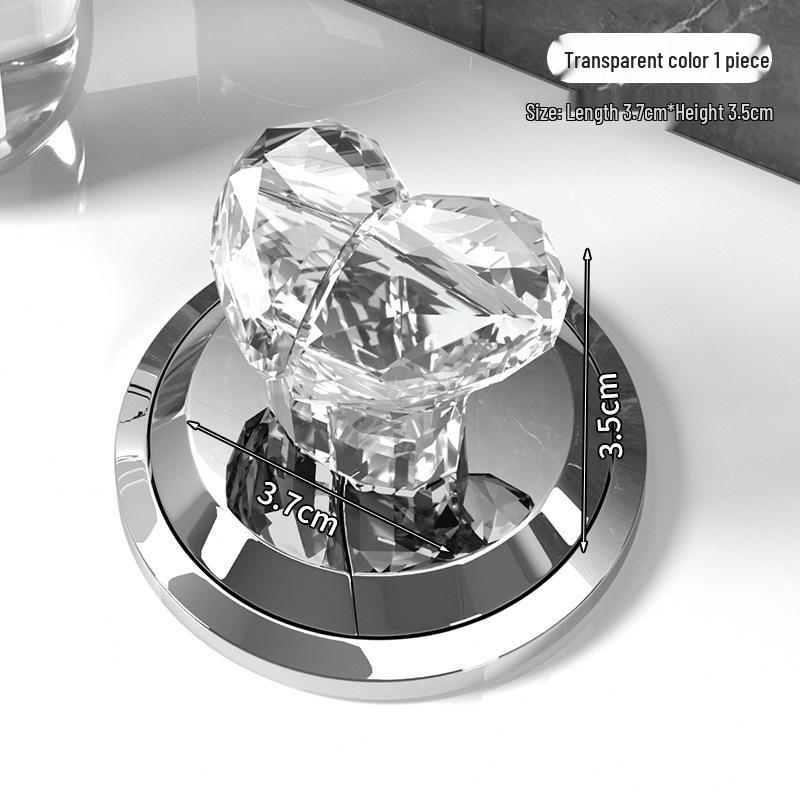 

Кнопка смыва для унитаза в форме сердца, удобная для длинных ногтей, с рычагом подъема крышки чистый