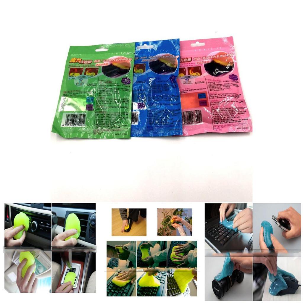 Effortless Second Generation Crystal Car Outlet Cleaning Glue With Soft And Effective Gel Material
