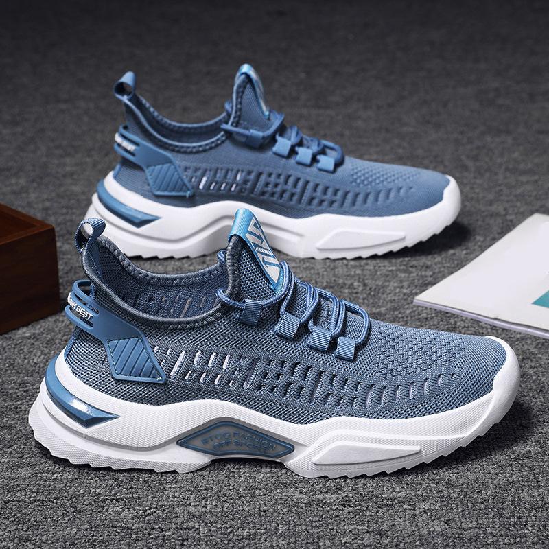 Spring and summer men's shoes men's fly-woven breathable mesh casual versatile shoes fashion sports shoes