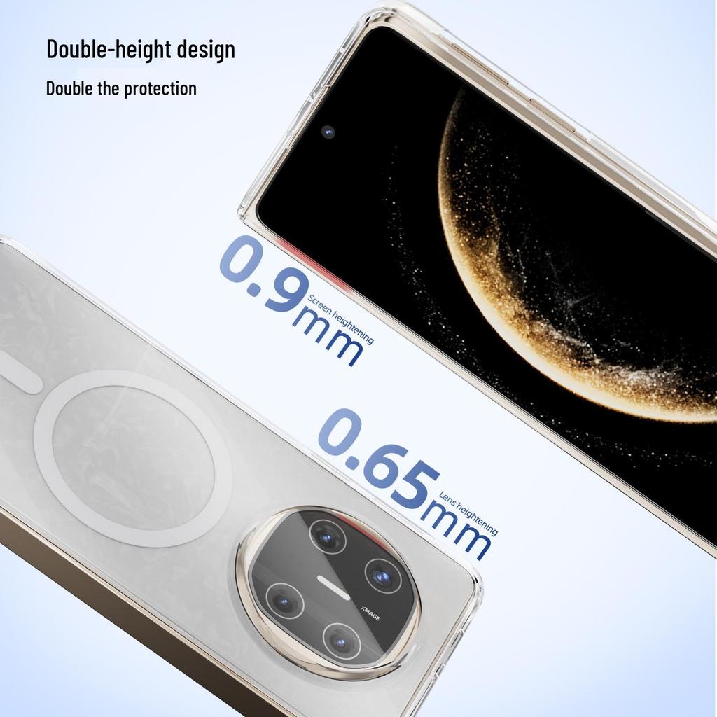 Transparent Magnetic Huawei Mate X6 & Samsung Z Fold7 Foldable Screen Protective Case