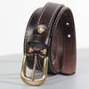 Luxury Designer Narrow Monogram Belt for Women With Solid Brass Pin Buckle Luxury Brand Dress Strap for Jeans Waistband